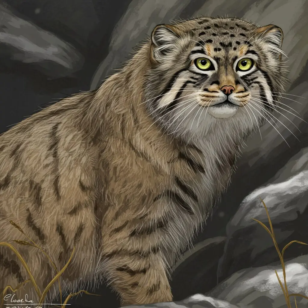 マヌルネコ図鑑｜魅力溢れる「最古のネコ」マヌルネコの生態と現状